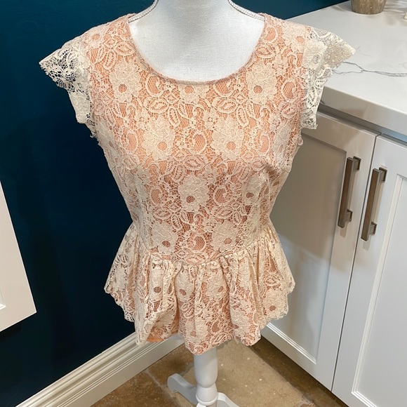 Anthropologie Tops - Anthropologie “Maeve” peplum blouse